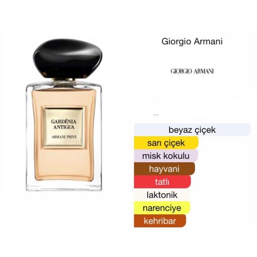 Giorgio Armani Prıve Gardenıa Antigua EDT 100 ML Unisex Tester Parfüm - Görsel 2