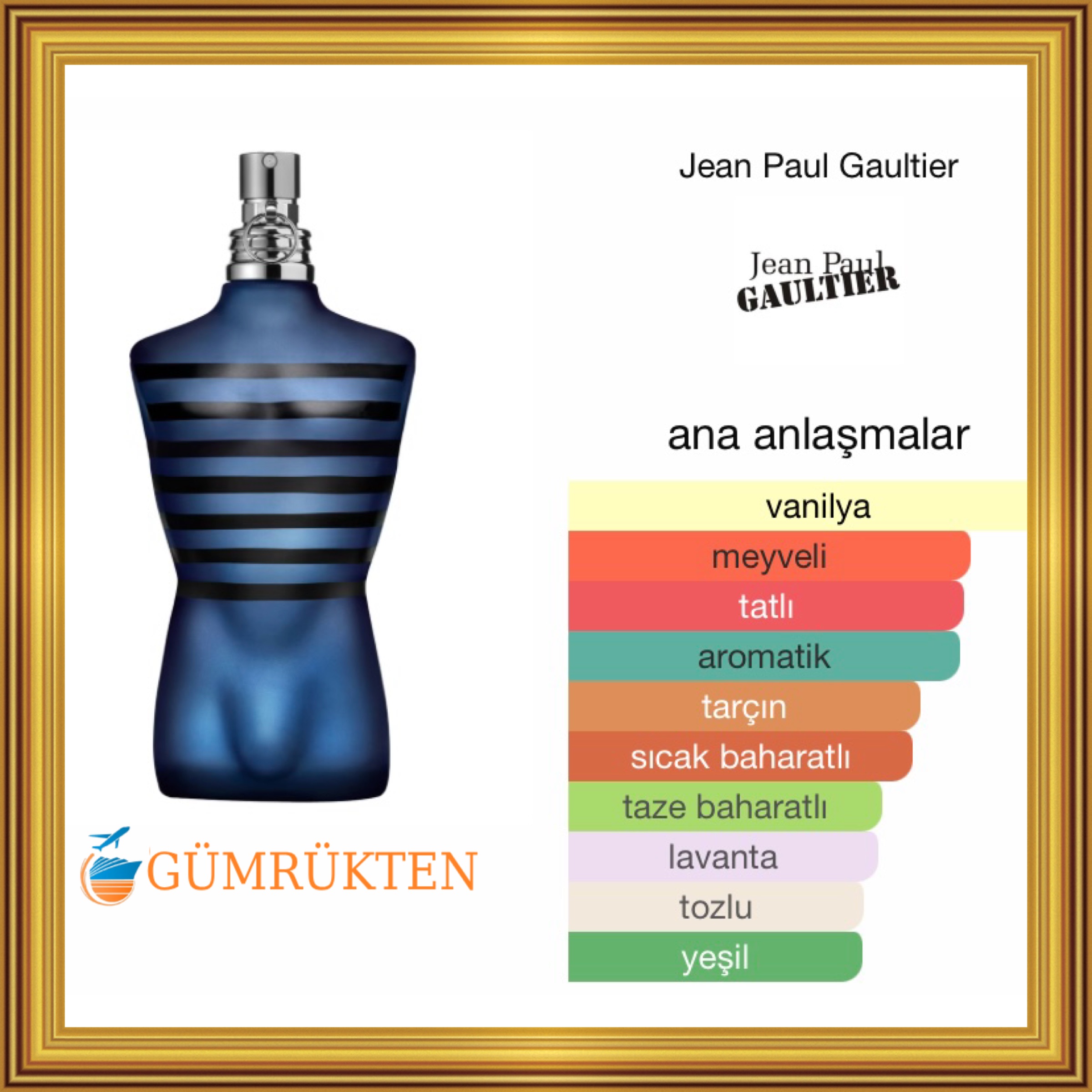 Jean Paul Gaultier Ultra Male EDT 125 ML Erkek Parfüm - Görsel 2