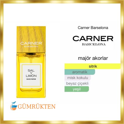 Carner Barcelona Sal y Limón EDP 100 ML Unisex Parfüm - Görsel 2