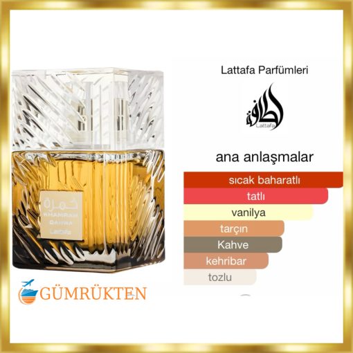 Lattafa Khamrah Qahwa EDP 100 ML Unisex Parfüm - Görsel 2