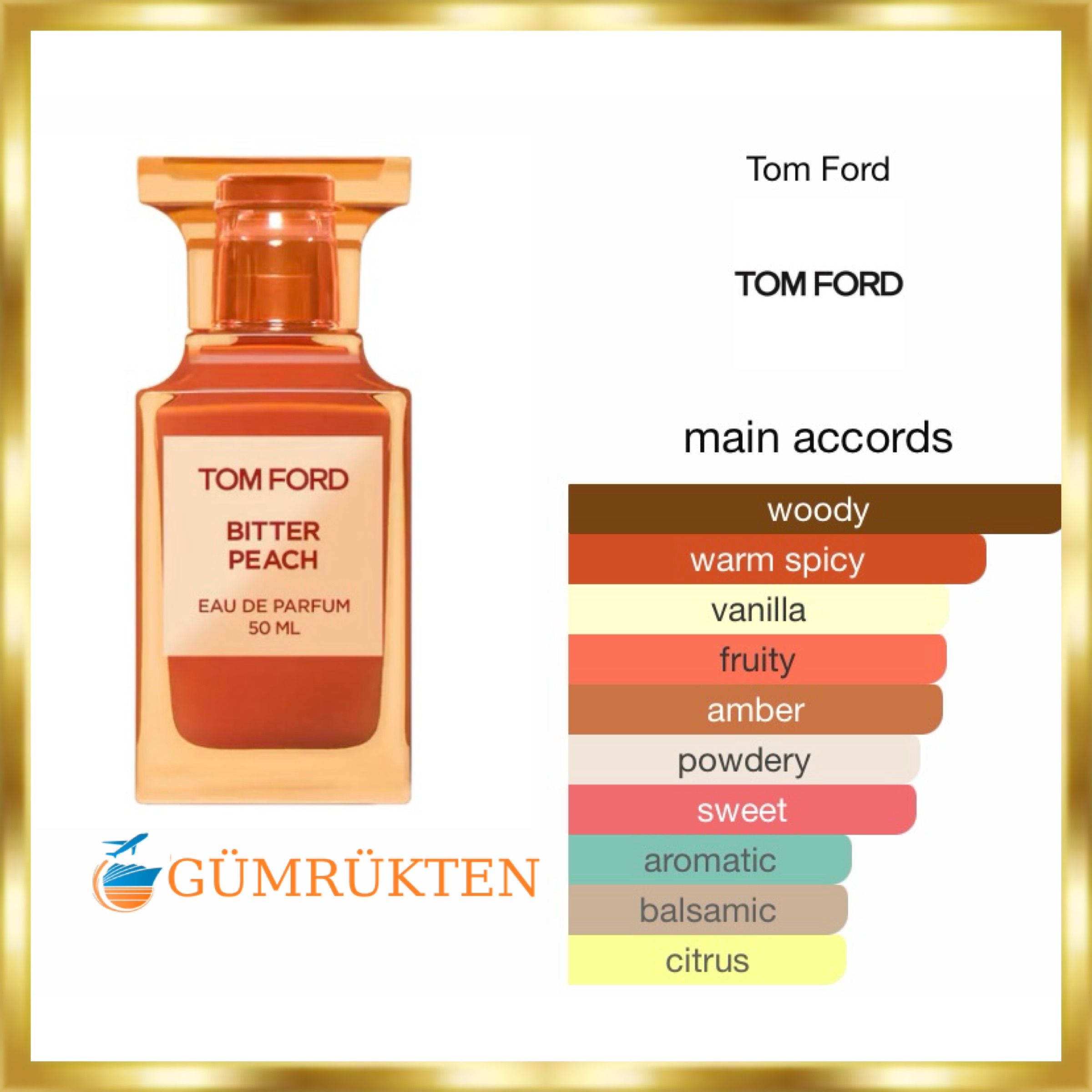 Tom Ford Bitter Peach EDP 50 ML Unisex Parfüm - Görsel 2