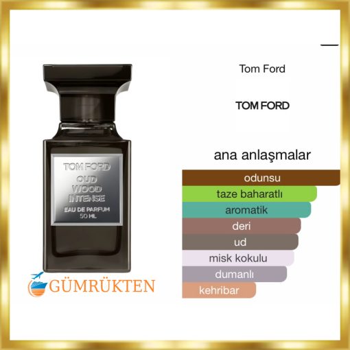 Tom Ford Oud Wood Intense EDP 50 ML Unisex Parfüm - Görsel 2