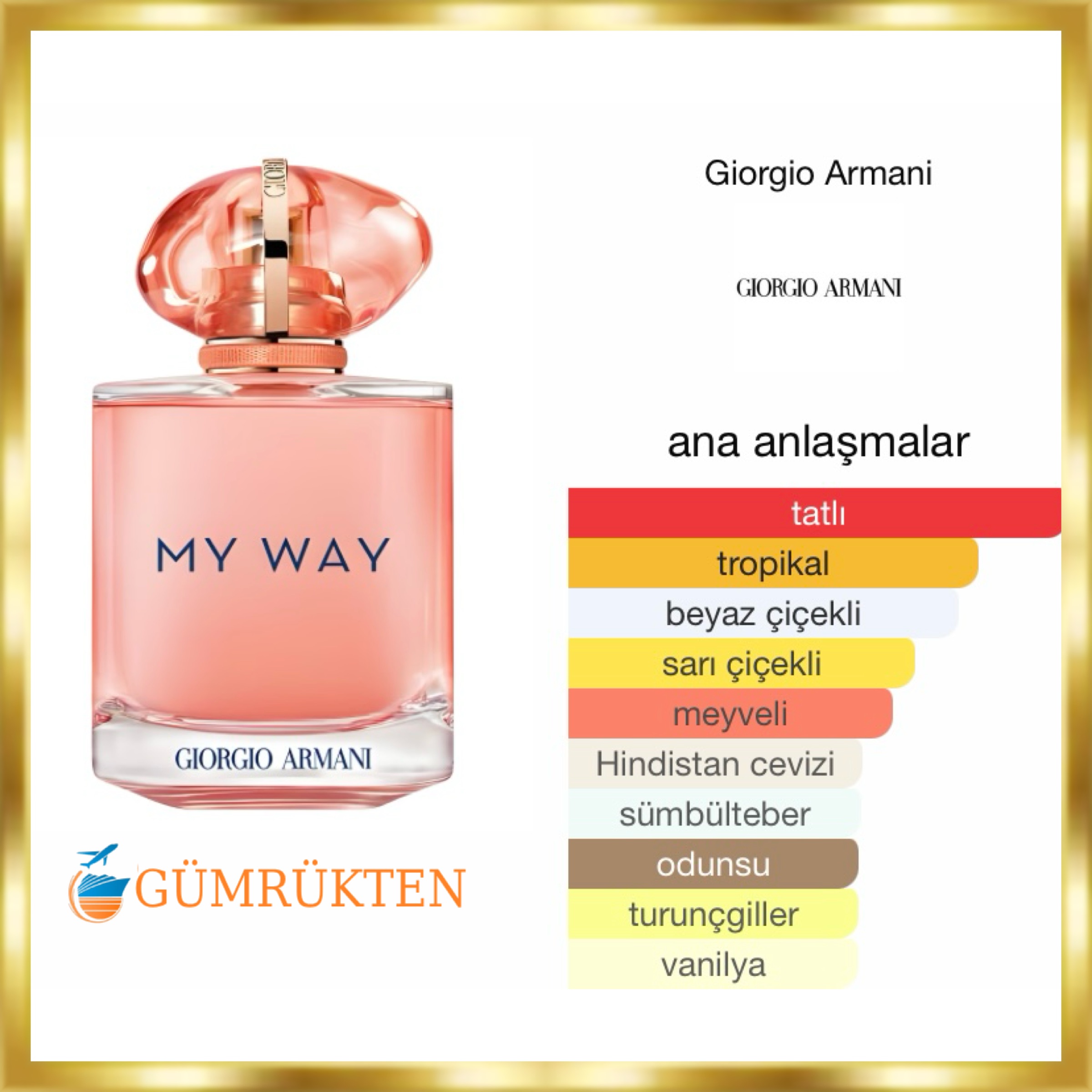 Giorgio Armani My Way Ylang EDP 90 ML Kadın Parfüm - Görsel 2