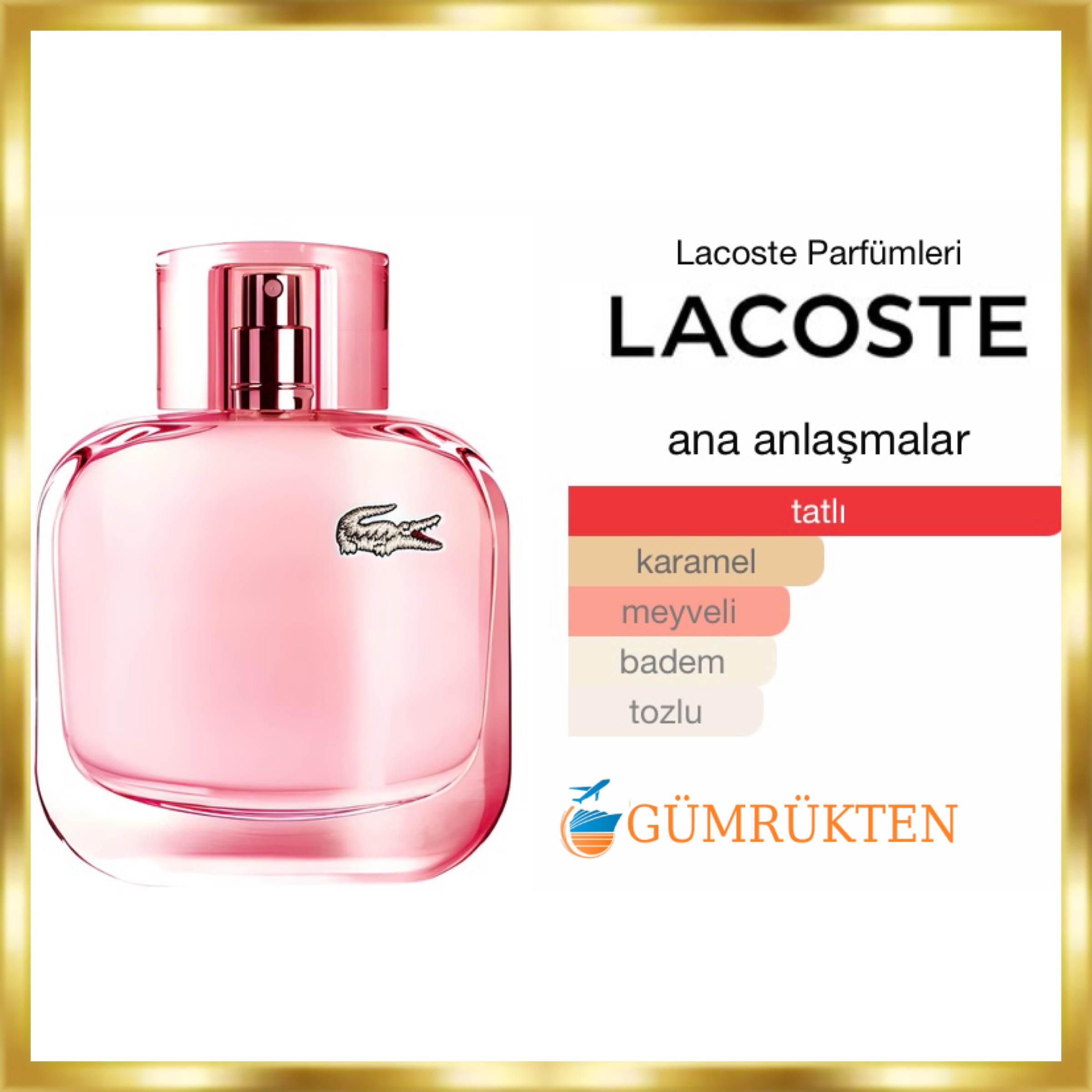 Lacoste Eau de L.12.12 Pour Elle Sparkling EDT 90 ML Kadın Parfüm - Görsel 2