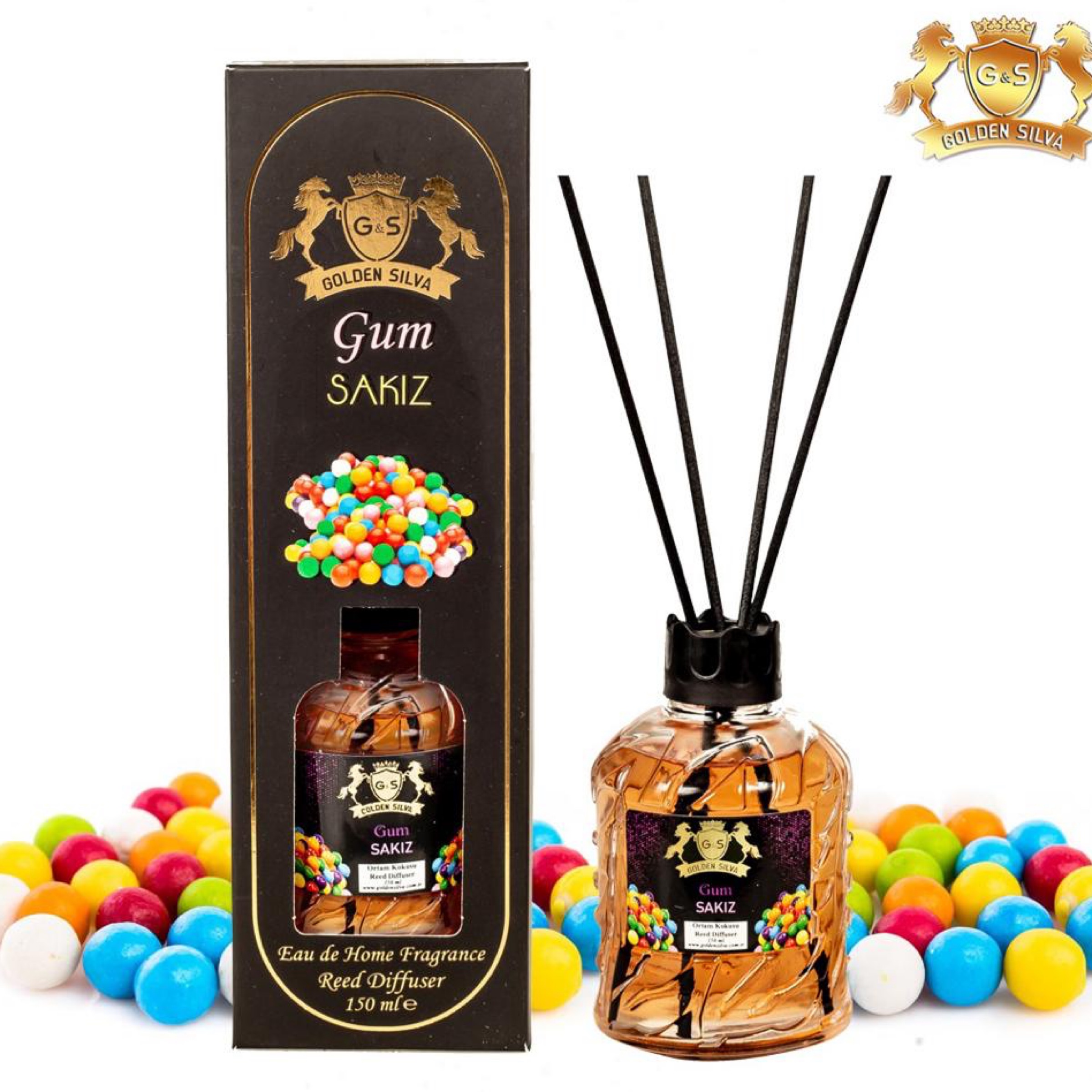 Golden Silva Gum Bambu Çubuklu Oda Kokusu 150ML