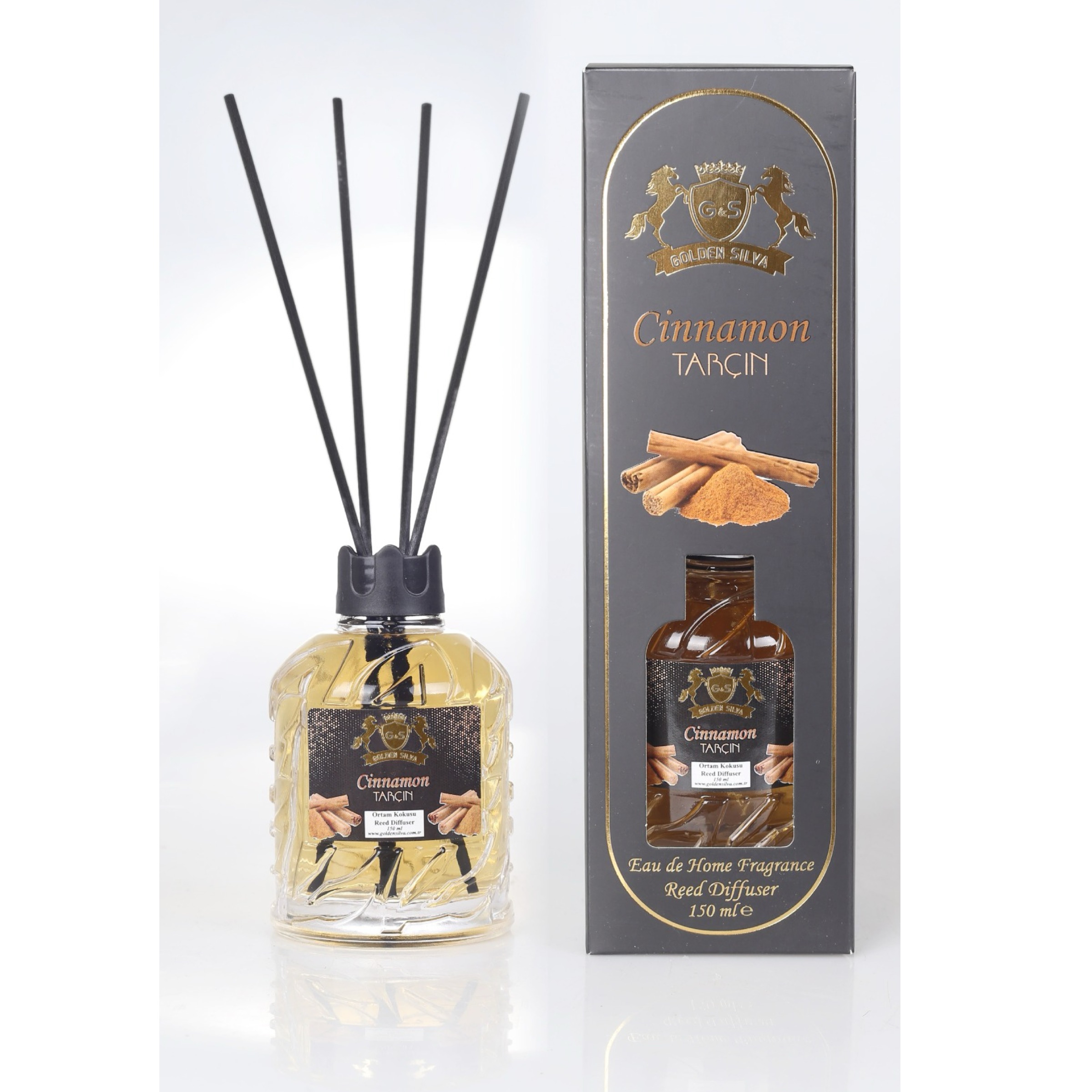 Golden Silva Cinnamon Bambu Çubuklu Oda Kokusu 150ML
