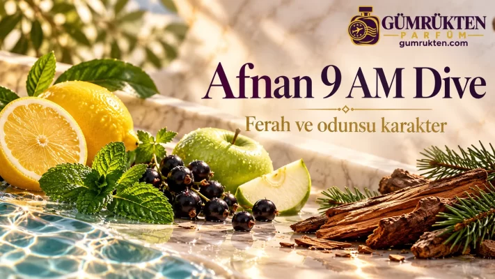 Limon, nane, elma ve sedirle Afnan 9 AM Dive rehberi
