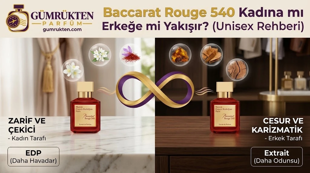 Baccarat Rouge 540 Kadın Parfümü mü, Erkek Parfümü mü?