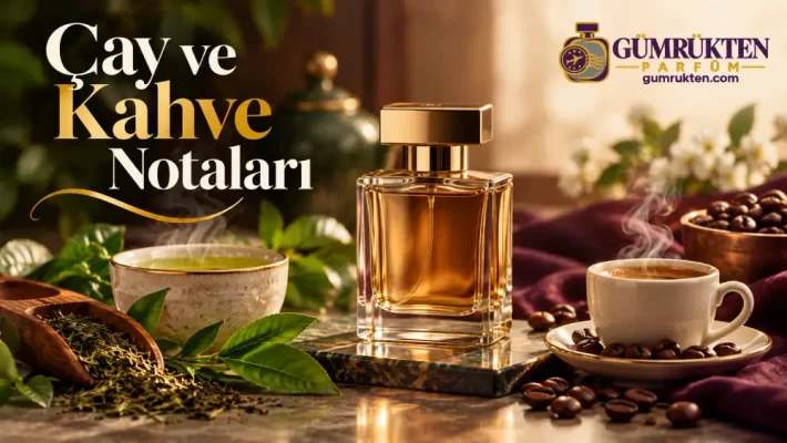 Çay ve kahve notalı parfümleri keşfedin. Yeşil çay, siyah çay, kavrulmuş kahve ve sütlü akorların farklarını öğrenin; zevkinize uygun kokuyu seçin.