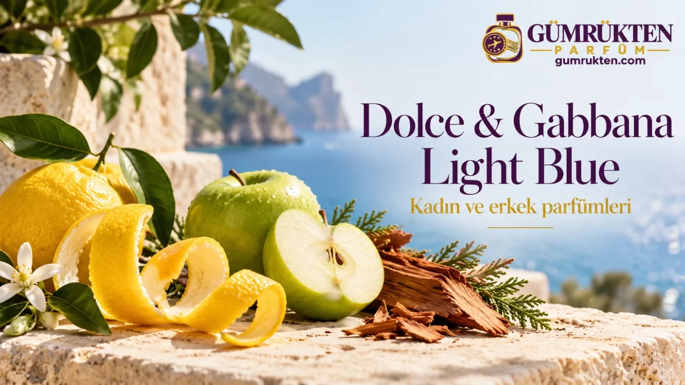 Limon, yeşil elma ve odunsu dokularla Light Blue rehberi